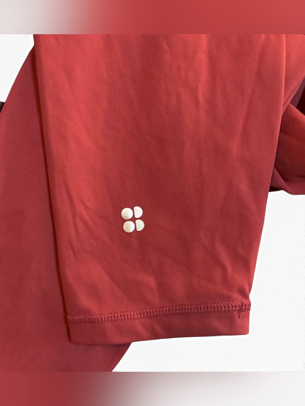 Sweaty Betty Size Medium ‘The Power’ 7/8 Pocket Leggings - Rust Red - Picture 12 of 16